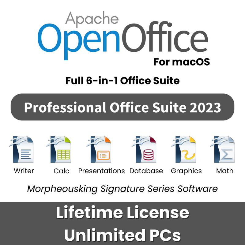 Open Office Software Suite for MAC – For Home Student Professional | CD-ROM