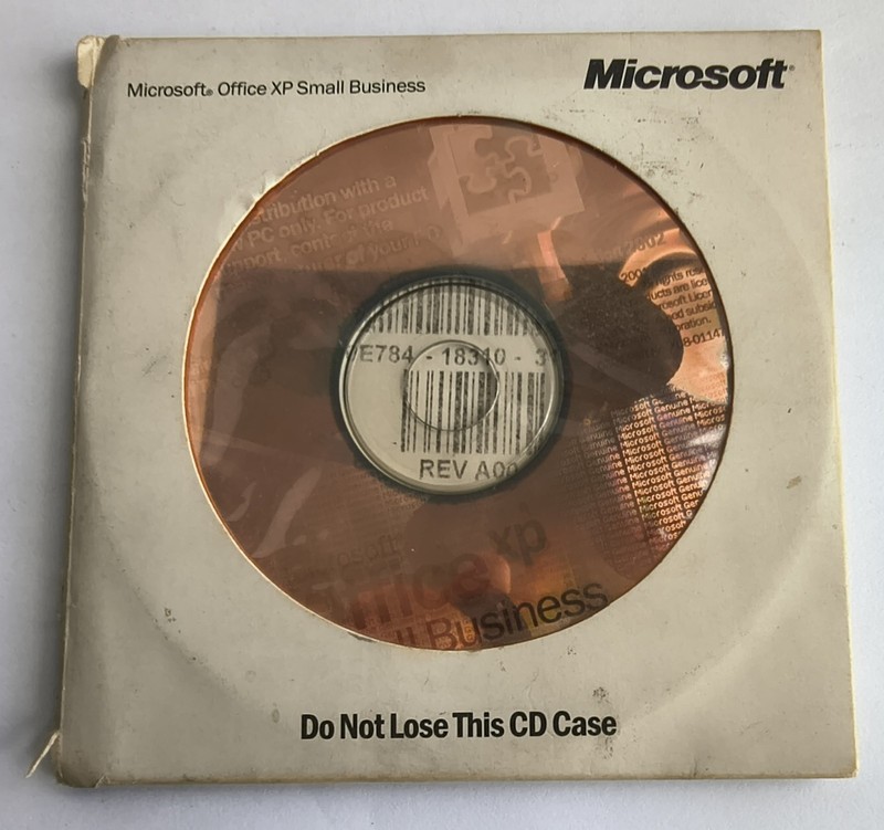 Genuine Microsoft Office XP 2002 Small Business Edition SBE With Key And 2 Discs