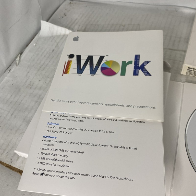 Apple iWork '09 Retail V9.0.3 Full Version for Mac MB942Z/A gallery