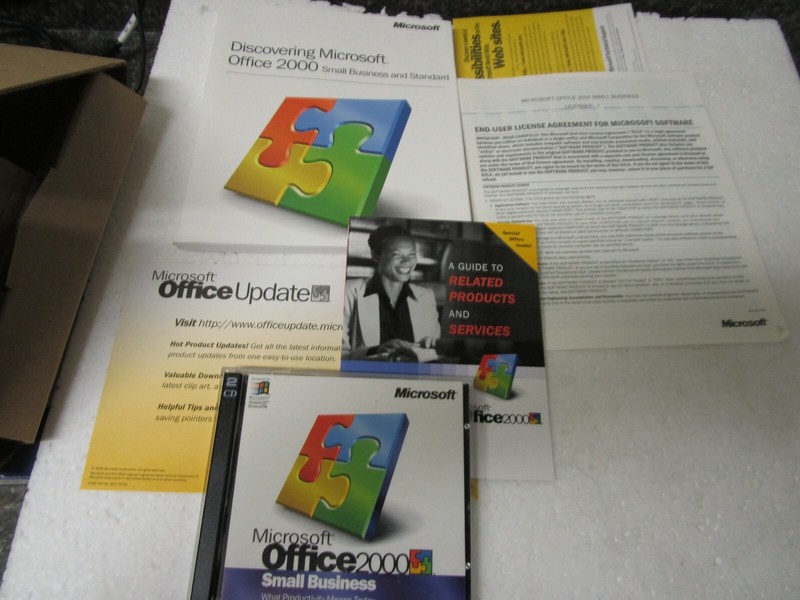 Microsoft Office 2000 Small Business in Retail Box w/Product Key and Both Discs gallery