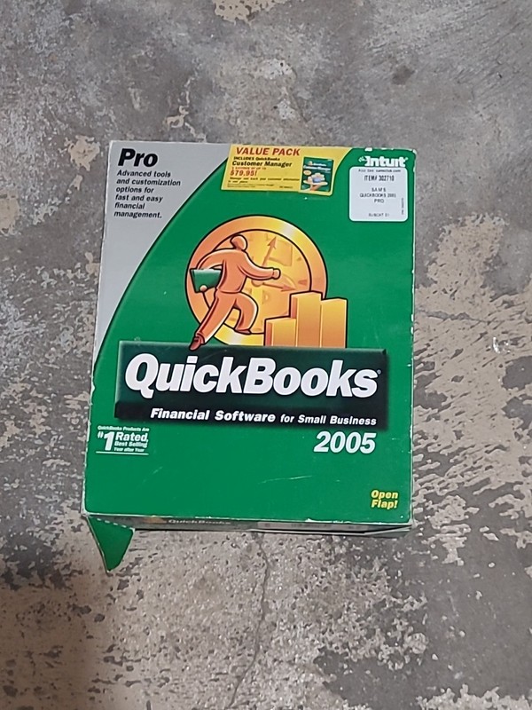 Intuit QuickBooks Pro Edition 2005 Small Business Financial Software for Windows