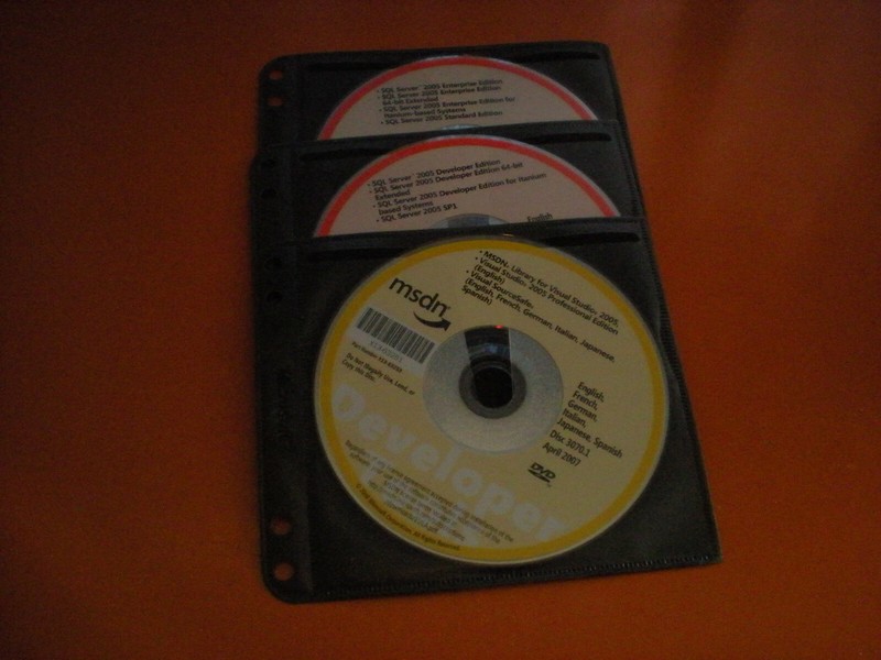 Visual Studio 2005 Pro, SQL Server 2005 Developer and Enterprise