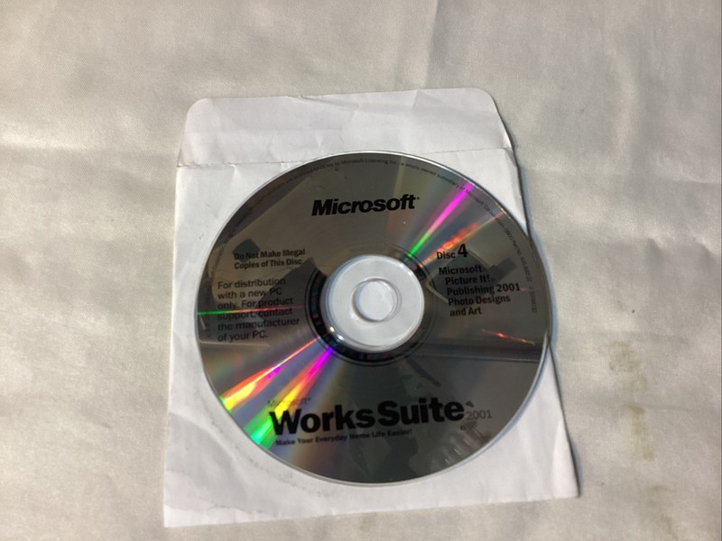 Microsoft Works Suite PC Software Disc 4 gallery
