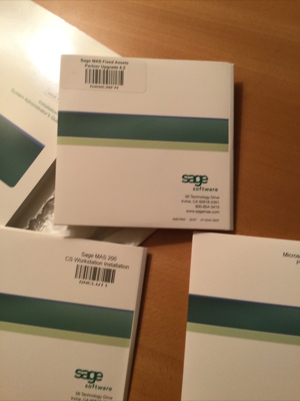 New Sage MAS200 4.2, FA, AlertsPro, FRx, Upgrade Versions, Docs, CDs, Etc gallery