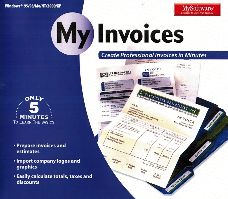 My Software Invoices MySoftware – Prepare in 3 Easy Steps PC Software Sealed New
