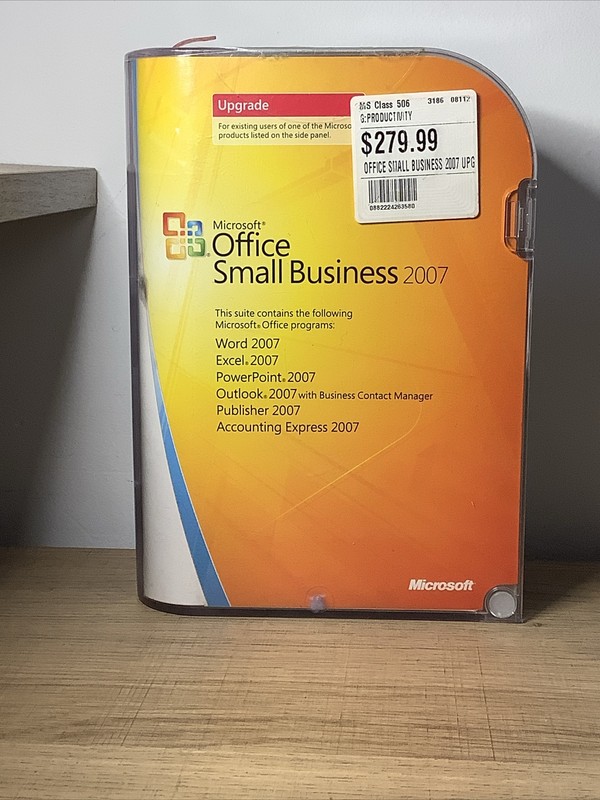 Microsoft Small Business 2007 (Retail) (1 User/s) – Upgrade for Windows…