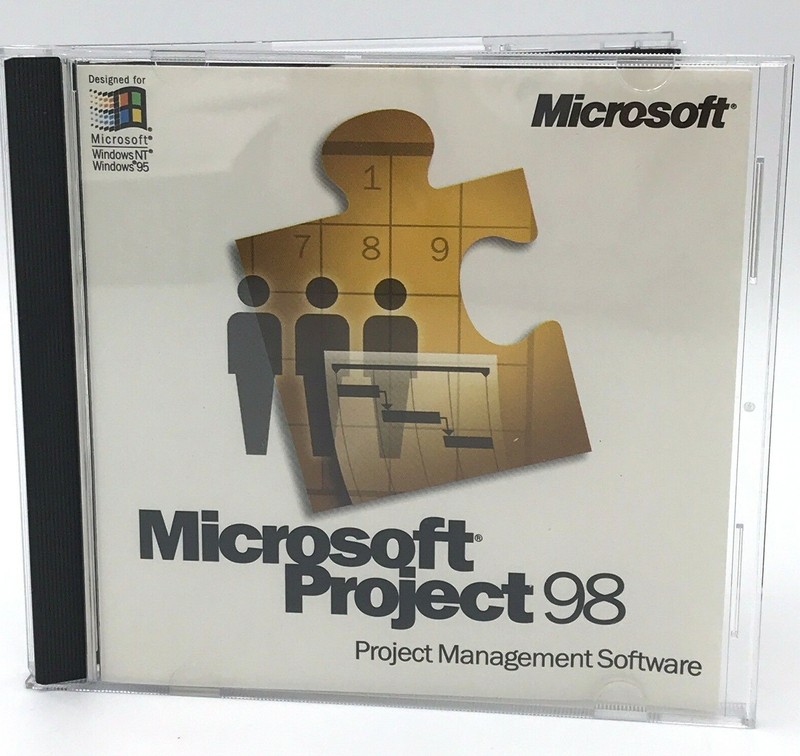 Microsoft Project 98 SR-1 Project Management Software CD Key Product Code