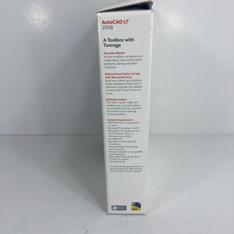 AutoCad LT 2008 Upgrade Design Software for Windows XP / Vista + Serial Number gallery