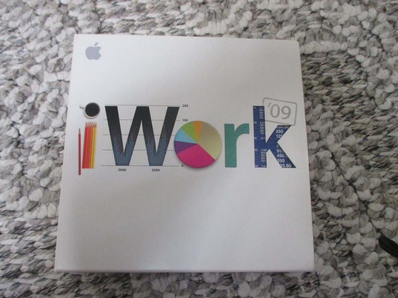 Apple iWork ’09 V9.0 Retail MB942Z/A 2Z691-6551-A Vintage Software Mac Box