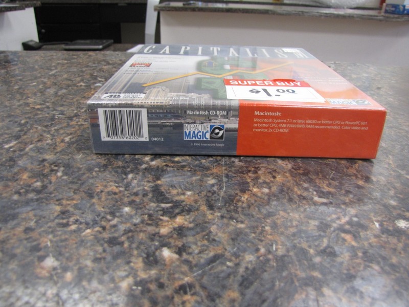 Vintage Capitalism Strategy Macintosh CD-ROM 1996 Interactive Magic - NEW Sealed gallery