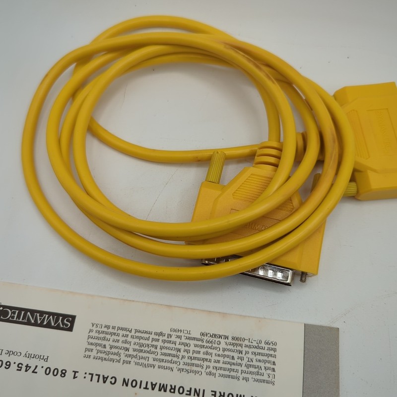 SYMANTEC PC Anywhere Version 9.0 Software w/ CD-ROM and Cables NEVER USED - CS10 gallery