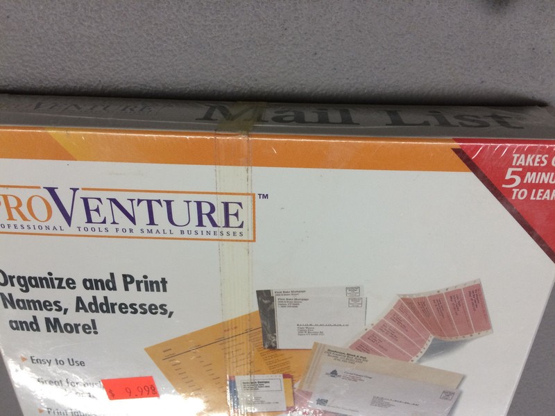ProVenture Mail List - CD-ROM Windows 95 NiB New MySoftware Company 1998 gallery
