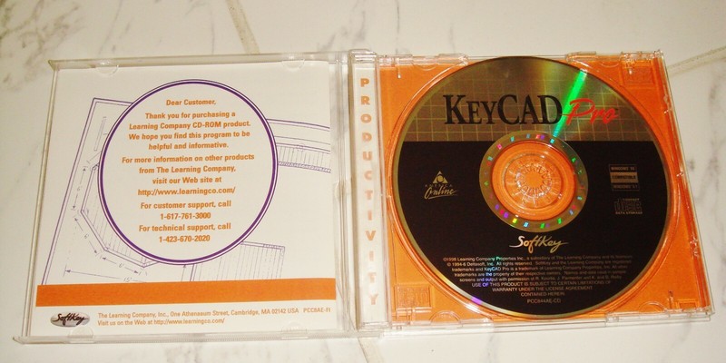 Key CAD Pro KeyCad For Windows Win 95 Softkey CDROM For PC / Compatible + Book gallery