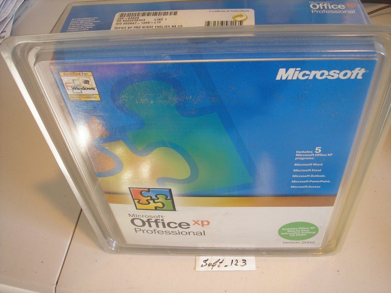 Microsoft Office XP Professional 269-04508 New! Retail Box