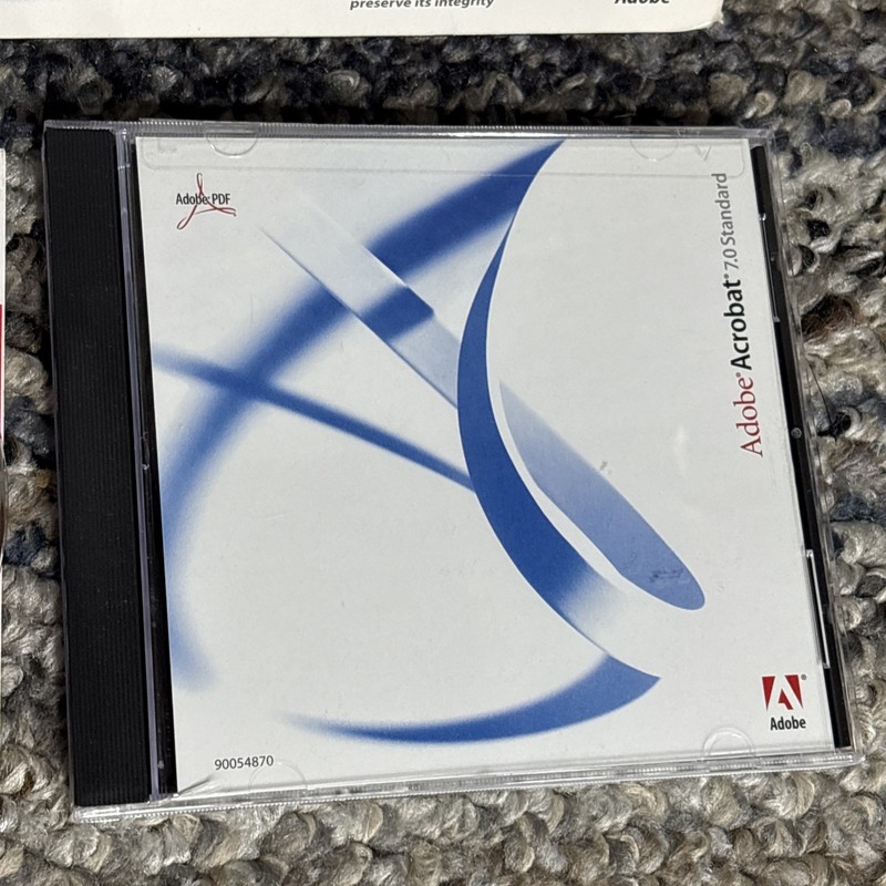 Adobe Acrobat 7.0 Standard " UPGRADE " CD - Windows w/ Serial Number gallery