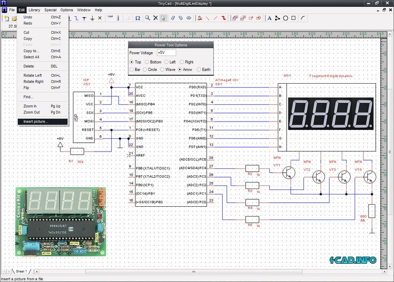 Electrical CAD Drawing Circuit Diagrams Maker TinyCAD PC Software DVD gallery