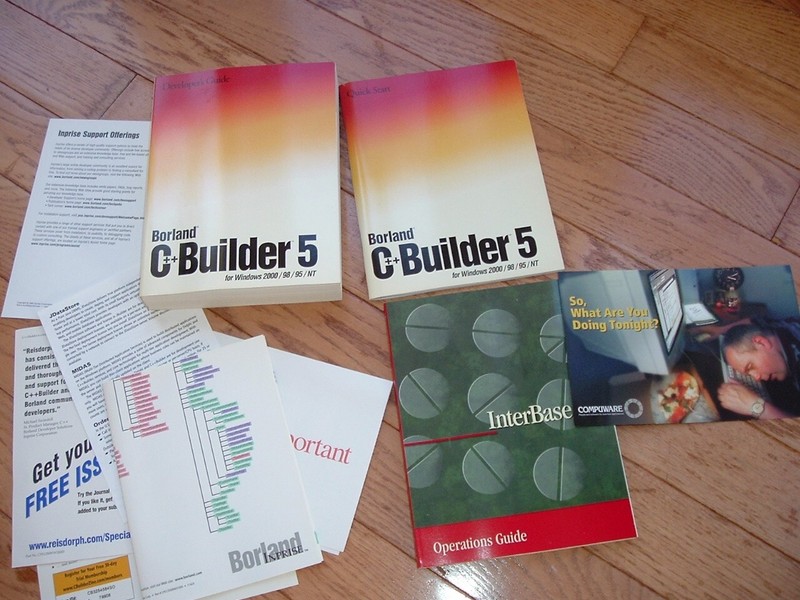 Borland C++ Builder 5 Enterprise Upgrade,Delphi 4,JBulder 3 Disks,KEY,Serial num gallery