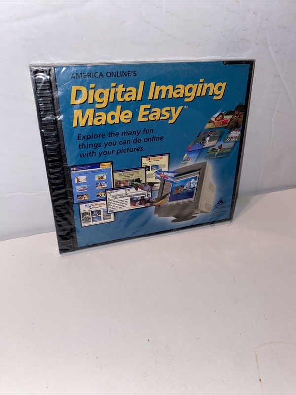 NEW! AOL Digital Imaging Made Easy - PC Software Program CD-Rom gallery