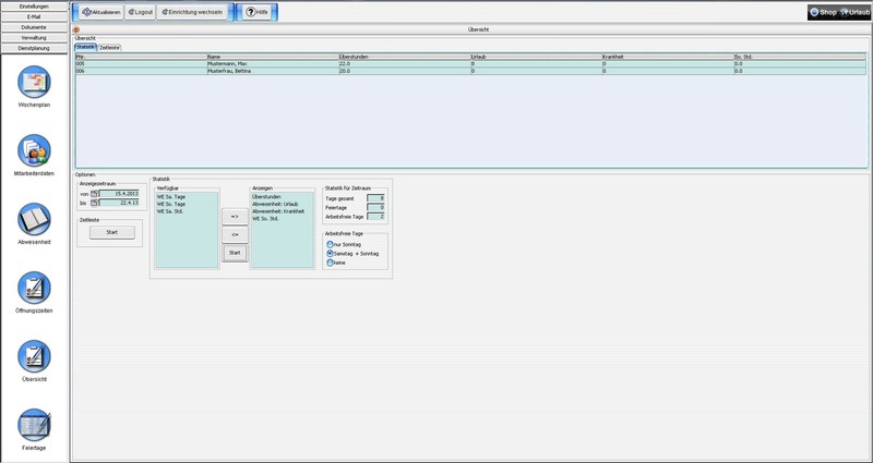 Office Workforce Planning, Software Roster Scout Office, Roster, Workforce Planner gallery