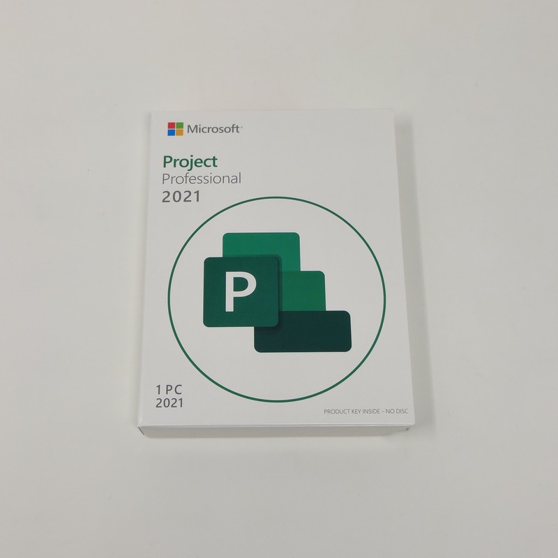 Microsoft Project 2021 Professional 1 User for PC License Retail Box New Sealed
