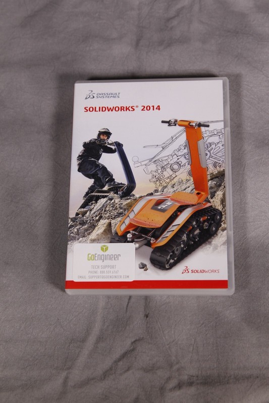 SolidWorks 2014 DVD 2 Discs 64-bit Microsoft NO Serial# Included