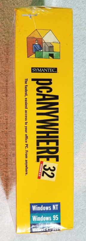 Symantec PC Anywhere 32 Version 8.0: Vintage Windows 95/98 NT 3.1 DOS Software gallery