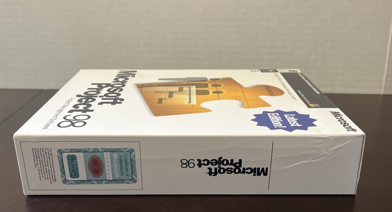 Microsoft Project 98 Latest Edition Project Management Software Windows 95 Or NT gallery