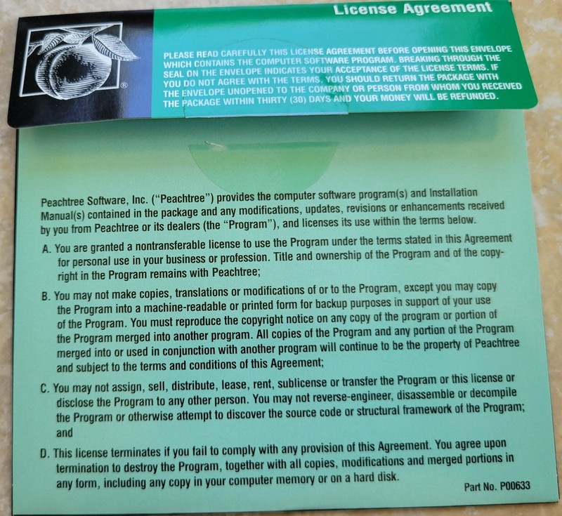 Vintage CD - Peachtree Office Accounting Software gallery
