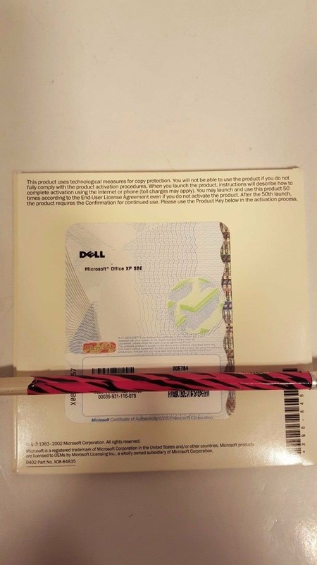 Microsoft Office XP SBE Small Business Dell Installation CD Model X08-73057 gallery