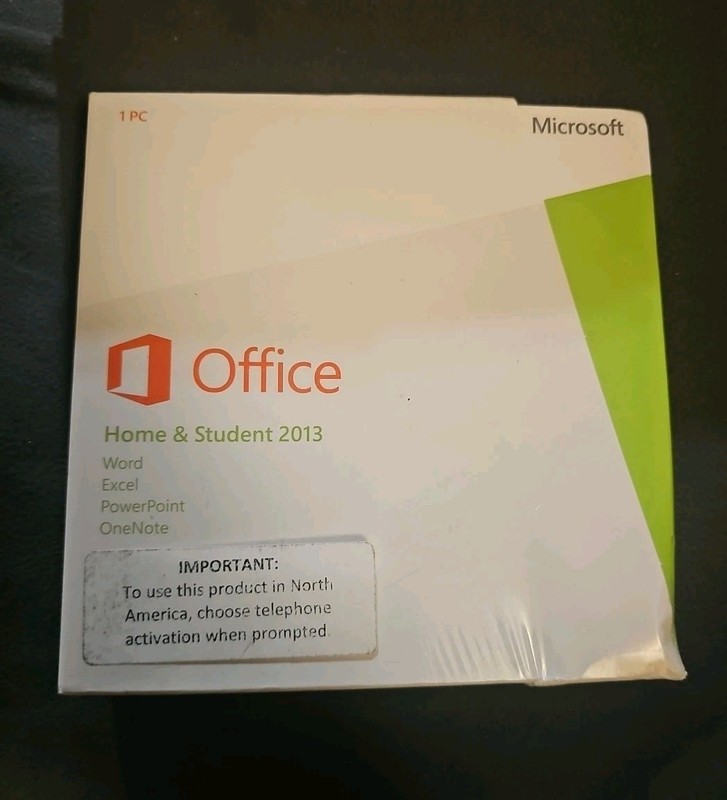 NEW Microsoft Office 2013 Home Student English DVD DISK 1 PC LATIN AMERICA