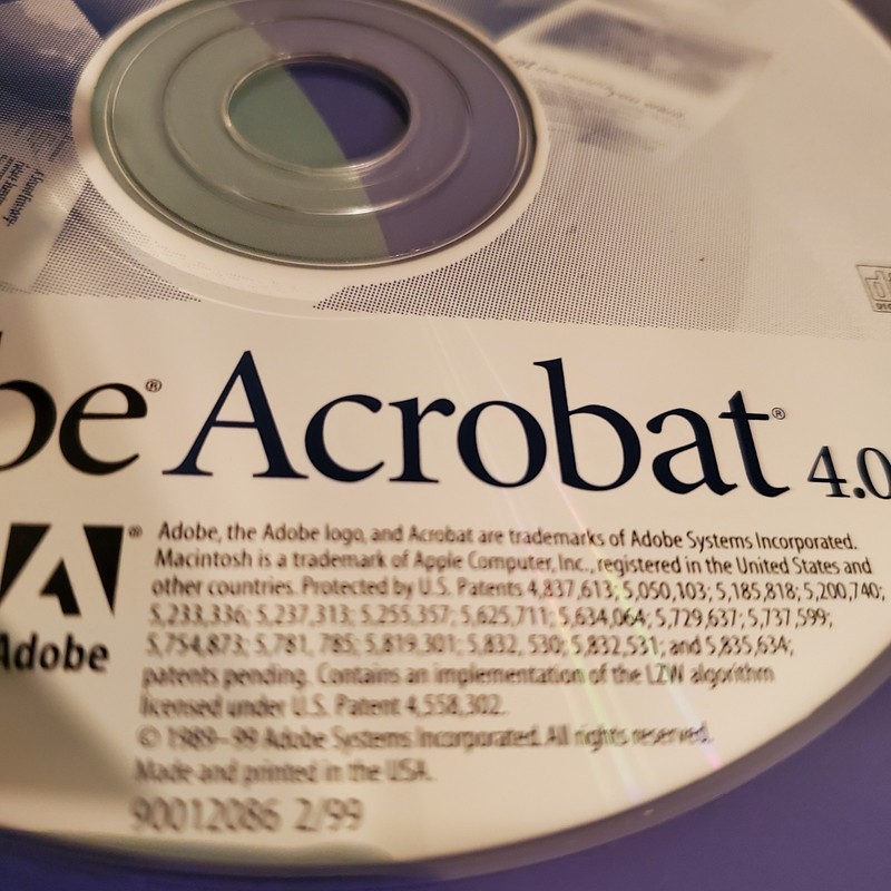Adobe Acrobat 5.0 Macintosh Upgrade & Full Ver 4.0 Read Description gallery