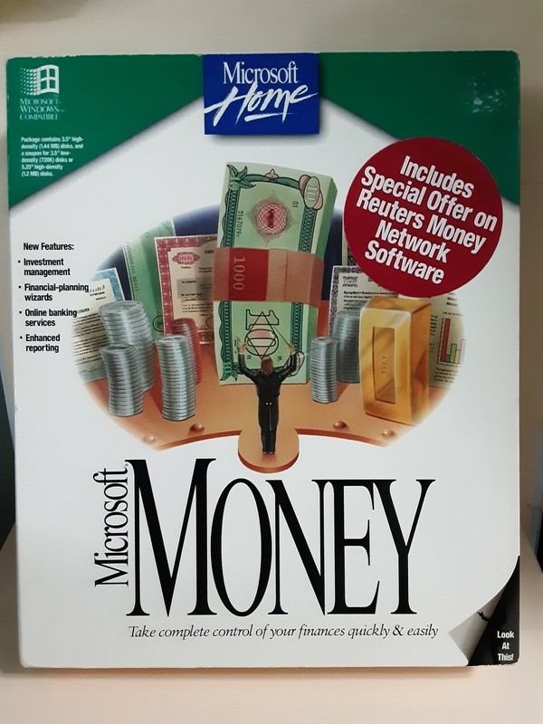 Microsoft Money 3.0_ Full Version with Floppy Disk 3.5″ _ Retail Box