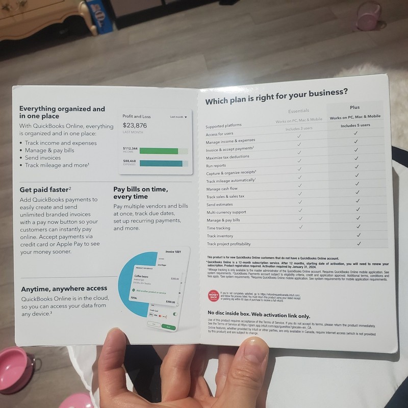 Intuit Quickbooks Plus 2023 12-Month Subscription (Canadian Version) gallery