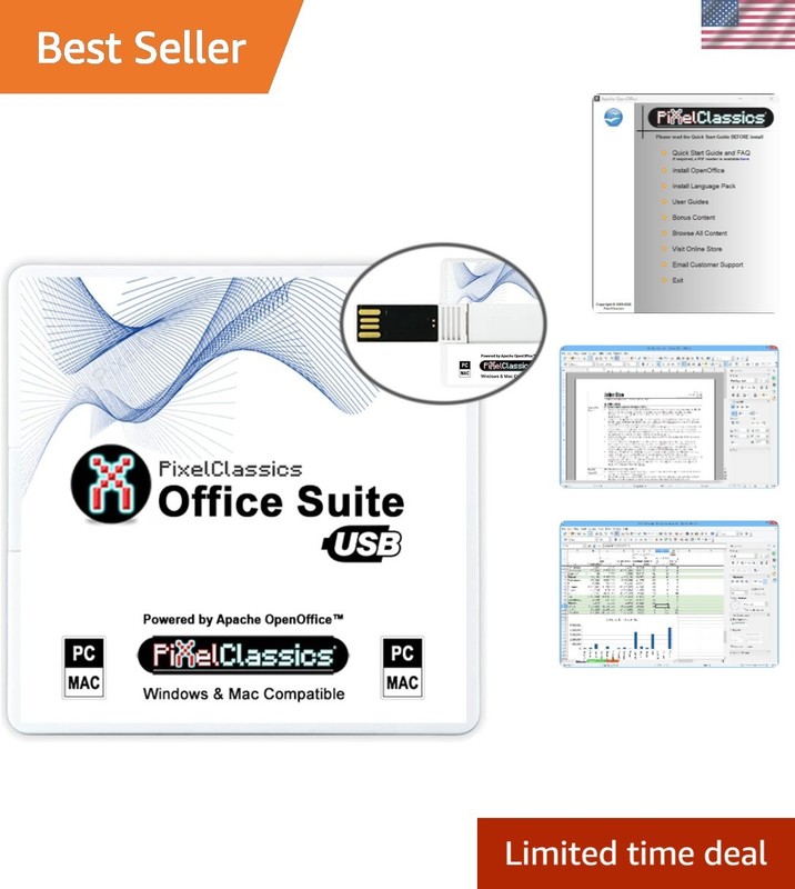 Premier Office Suite 2026 on USB – Compatible with Word, Excel, PowerPoint Files
