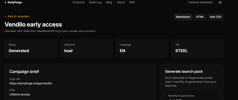 AI Marketing Tool – Generate Ads, Emails, Funnels & Launch Campaigns Faster