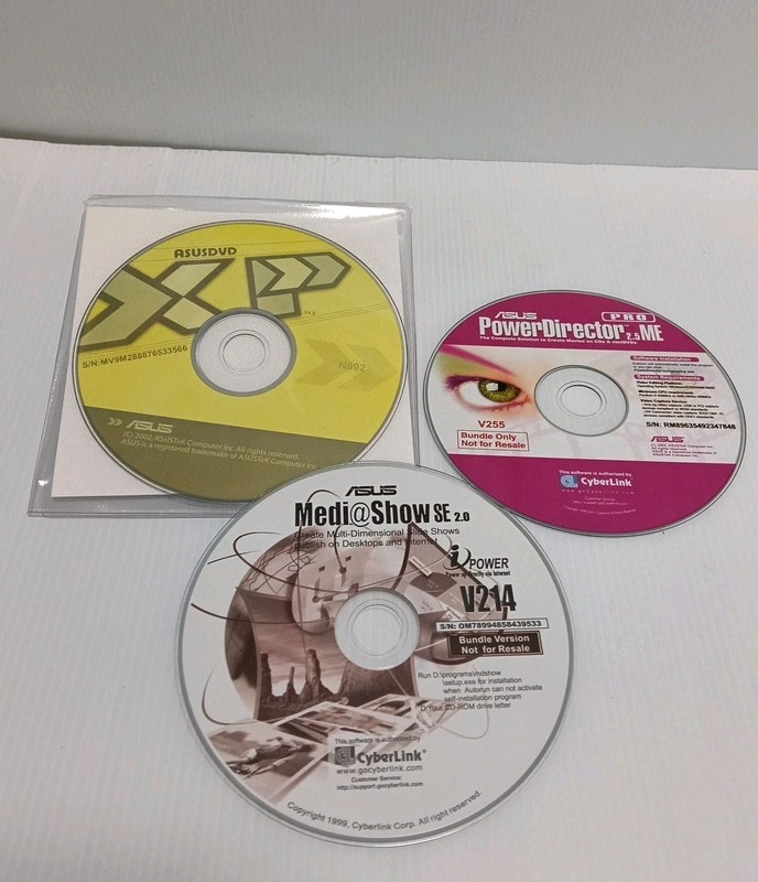 ASUS Multi Media 3-1 Pack Media Show Power Director DVD
