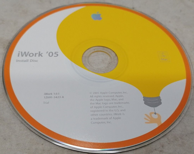 Apple iWork '05 Trial Version CD gallery