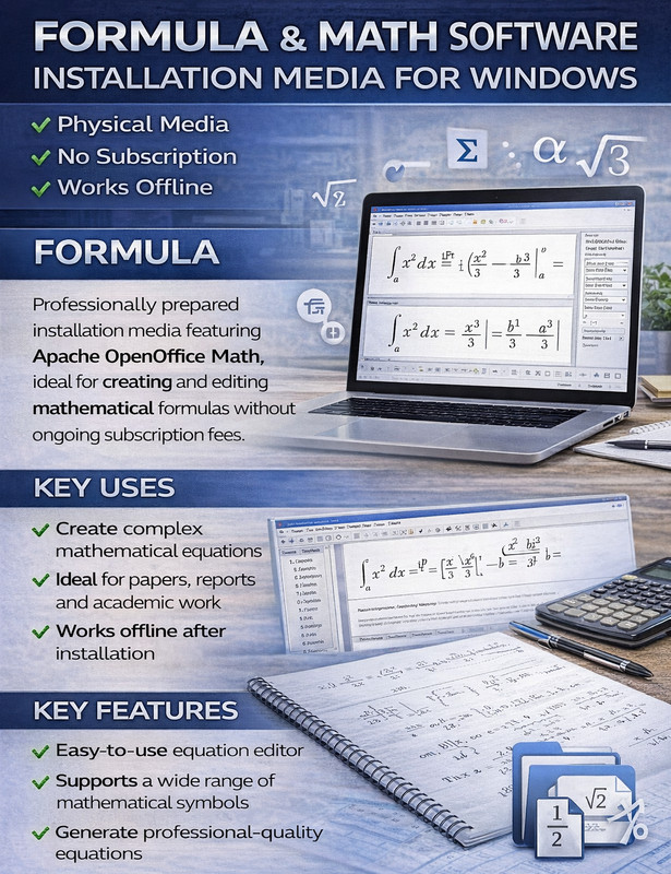 Apache OpenOffice 2026 Professional Suite CD or USB gallery