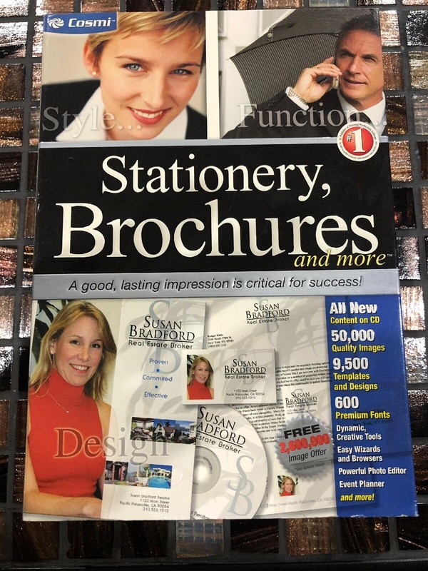 Cosmi Stationary Brochures And More Cd Rom