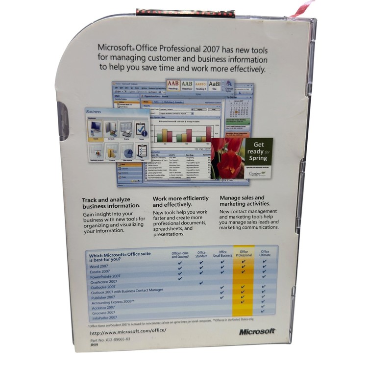 Microsoft Office Professional 2007 Academic Full Suite CD-ROM for PC Windows gallery