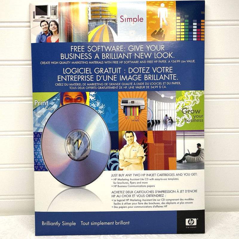 Hp Marketing Assistant Lite Cd, Hp Business Communication Papers – Brand New