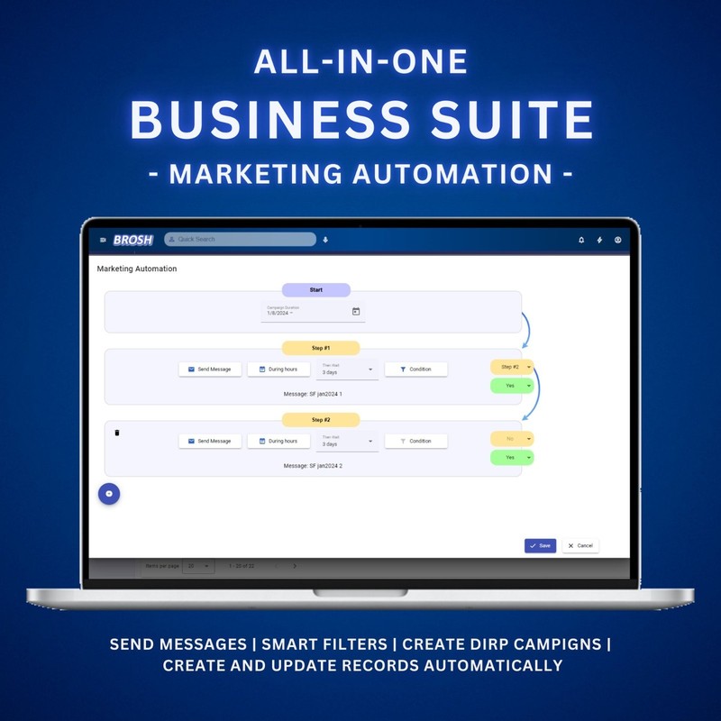 LIFETIME DEAL: CRM and marketing automation, E-Signature, Mass email+sms - BROSH gallery