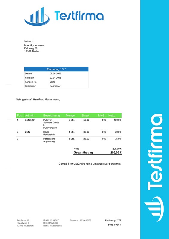 Invoice Manager Invoice Program Software Program incl. eBay and Amazon Import gallery