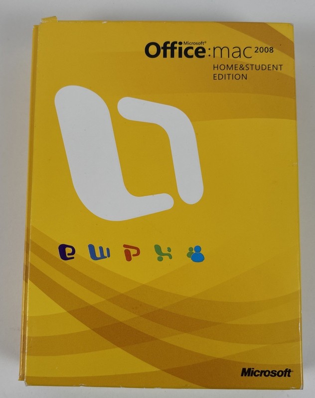 Microsoft Office Mac 2008 Home & Student Edition w/ 3 Product Keys