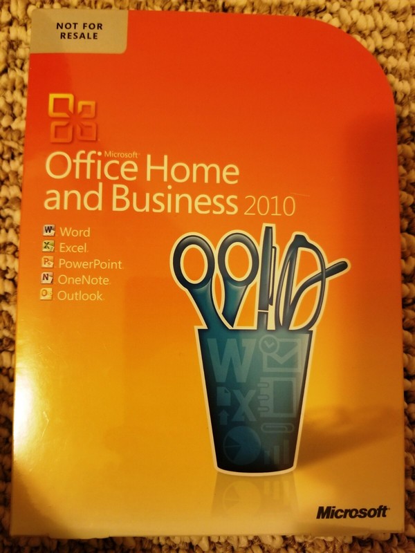 Microsoft Office Home and Business 2010,Sealed Box,Full Version,SKU T5D-00360