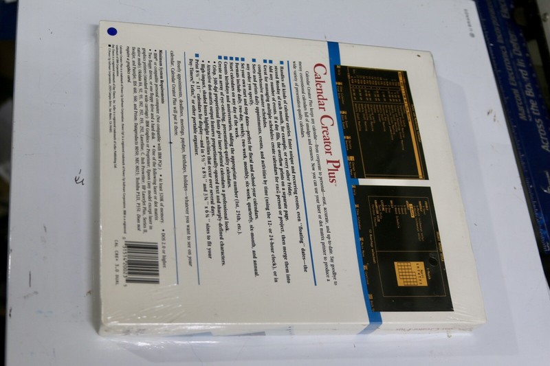 Vintage SEALED Calendar Creator Plus for MS-DOS gallery