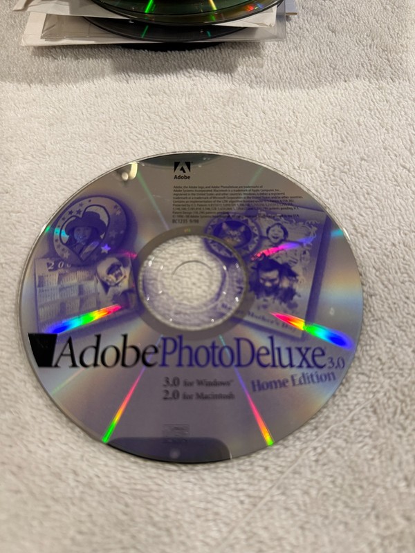 Adobe Photo Deluxe Home Edition 3.0 – CD ONLY – SERIAL # NOT INCLUDED!!!