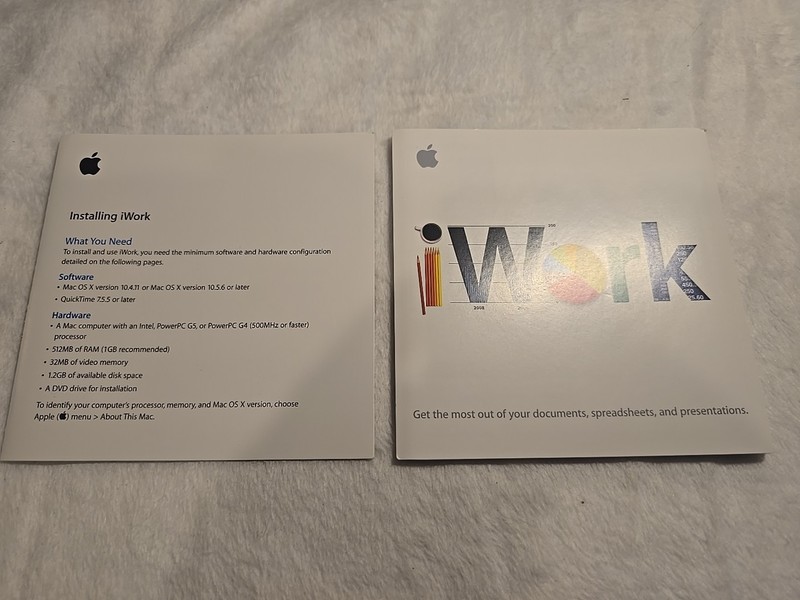 Apple iWork 09 Family Pack for Mac Pages Numbers Keynote Complete gallery