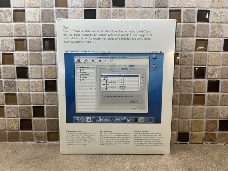 Apple Xsan 1.1 Retail Software MultiSAN Share Files Fiber Speed OS X Sharing gallery