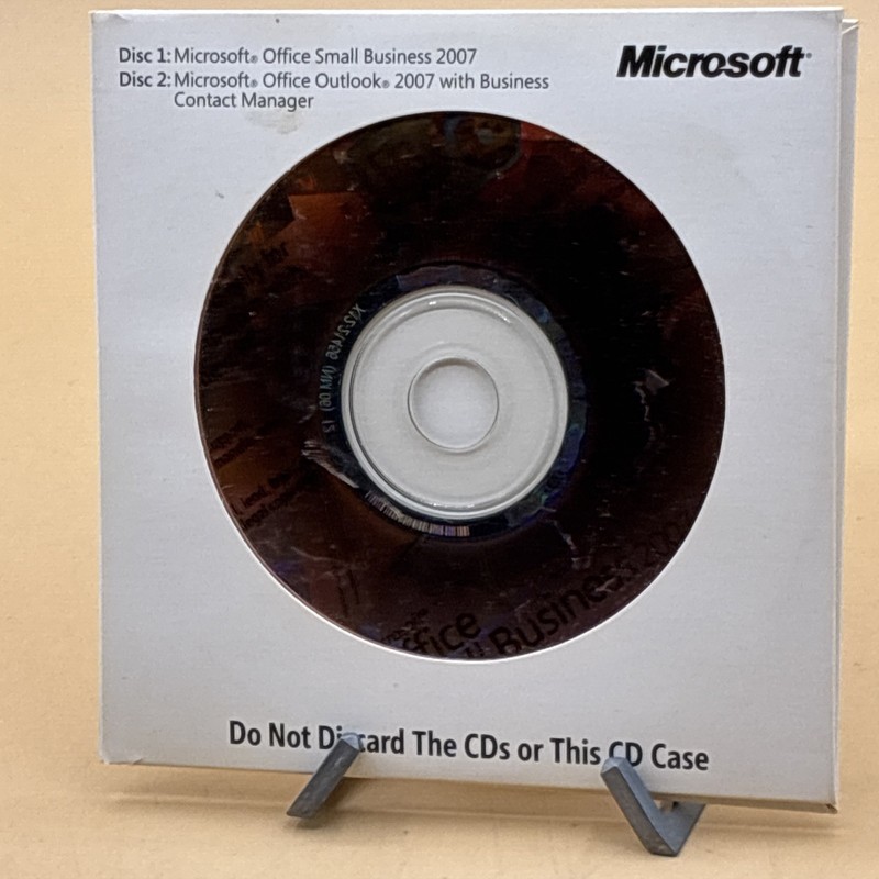 Microsoft Office Small Business Office Outlook 2007 W/ Business Contact Manager
